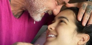 Quadretto di famiglia con Gianluca Vacchi