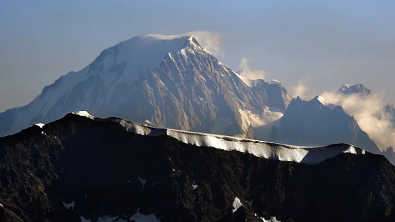 Uno scorcio del Monte Bianco