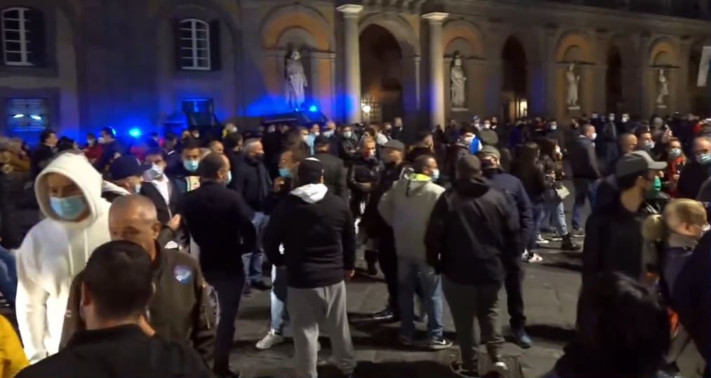 La manifestazione di Napoli del 26 ottobre