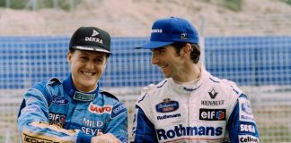 Michael Schumacher e Damon Hill