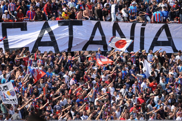 La curva del Catania