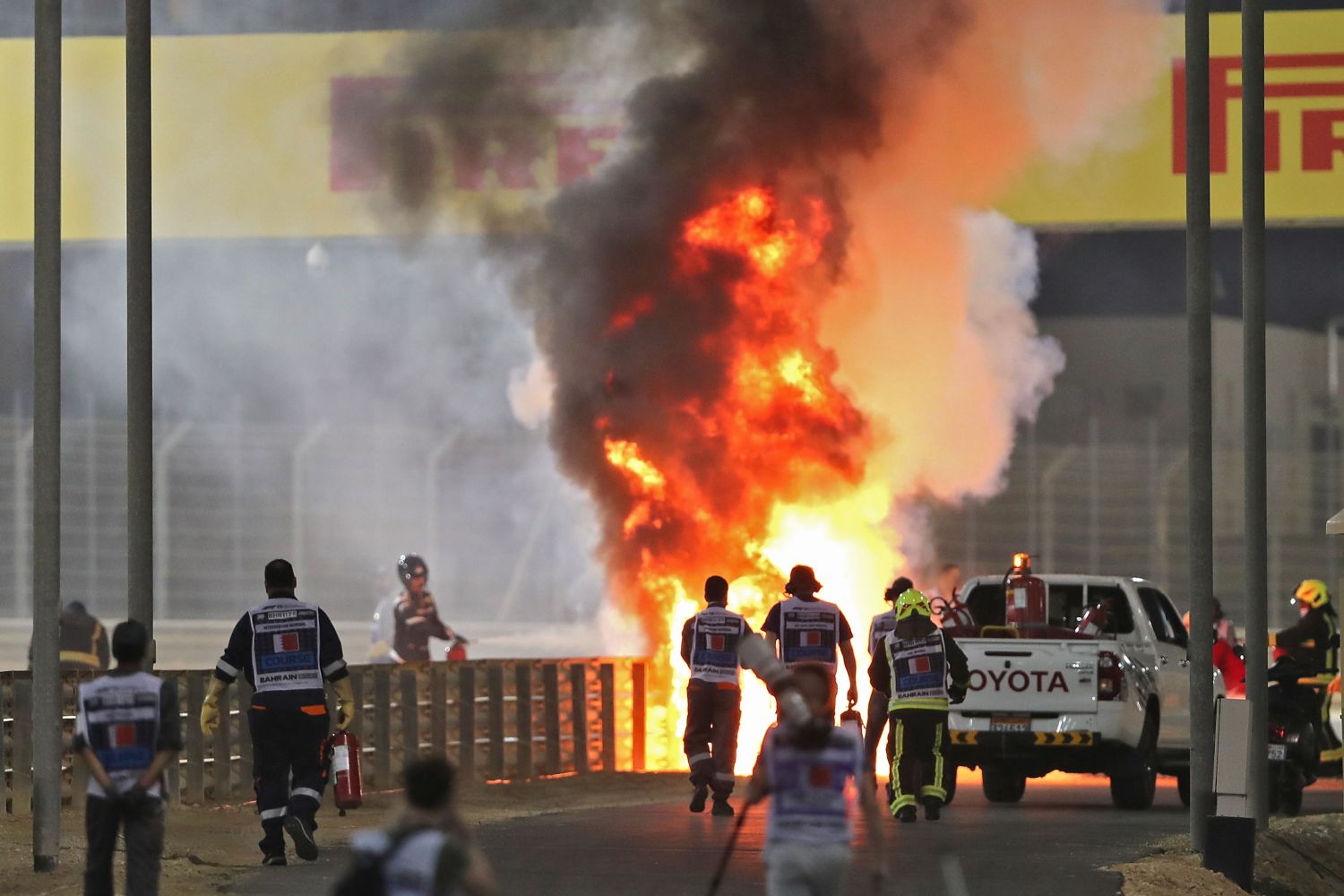 Tremende immagini incidente Bahrein