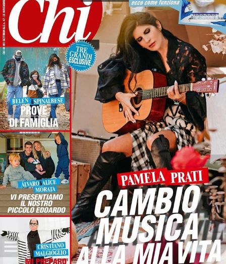 pamela prati sulla copertina di chi