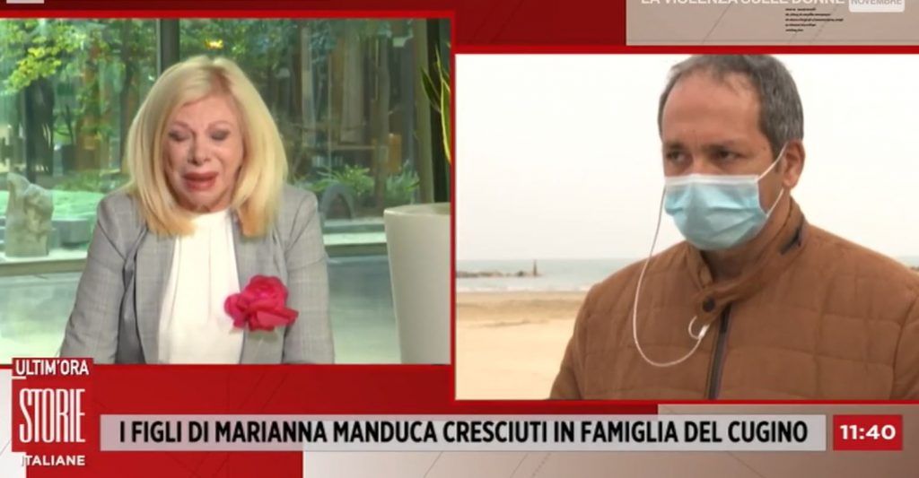 Sandra Milo in lacrime a Storie Italiane &quot;Il padre di mio figlio mi