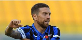 alejandro gomez con la fascia da capitano
