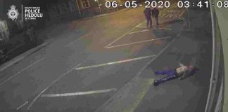 Teppisti aggrediscono brutalmente un uomo in strada e lo derubano lasciandolo mezzo morto