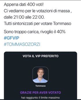 tommaso zorzi voto in massa
