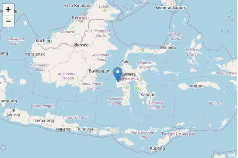 epicentro terremoto indonesia