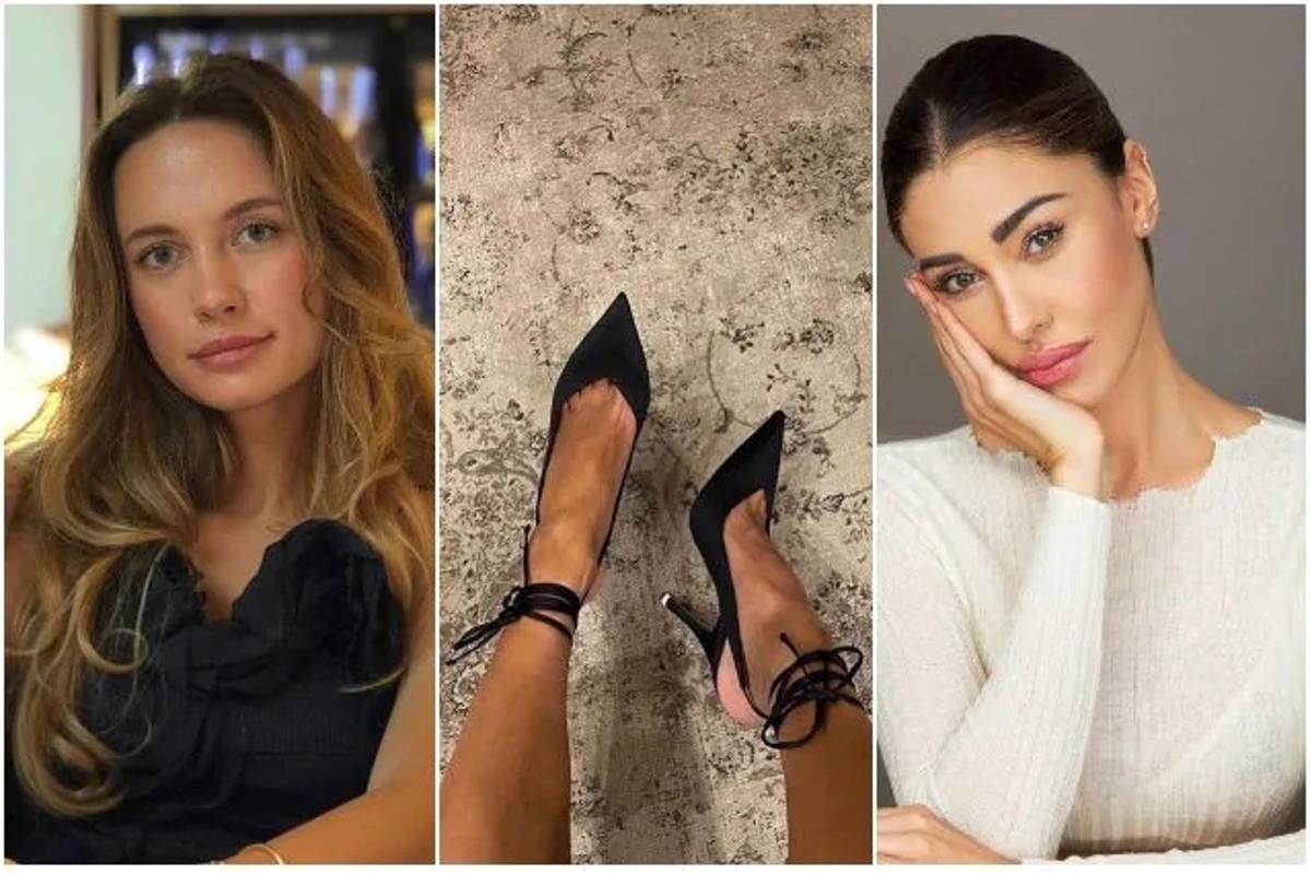 belen rodriguez foto rubata scarpe influencer russa