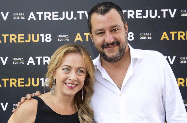 Matteo Salvini e Giorgia Meloni