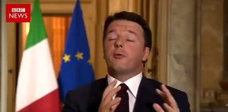renzi inglese first reaction shock