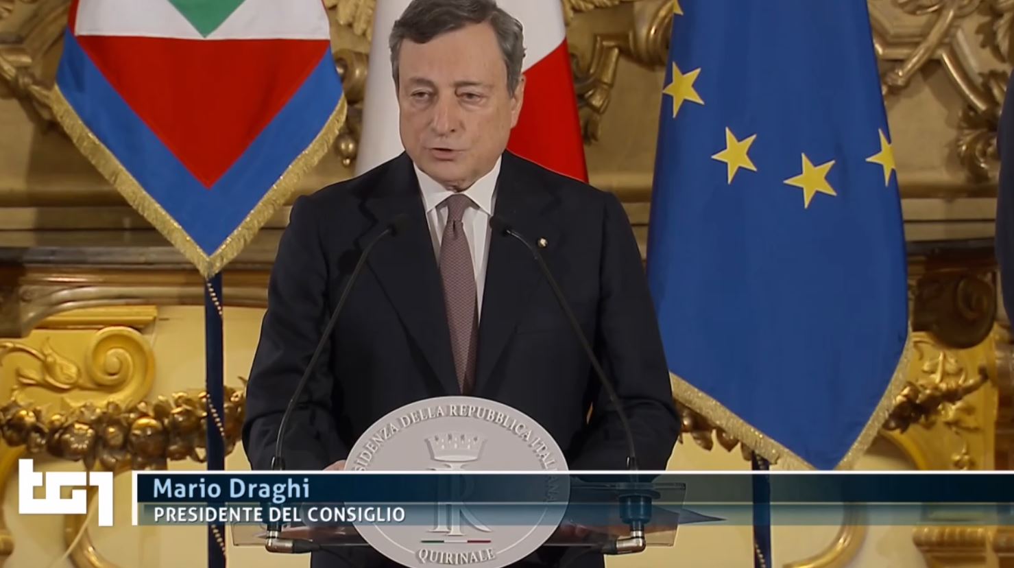 Draghi Rai Uno