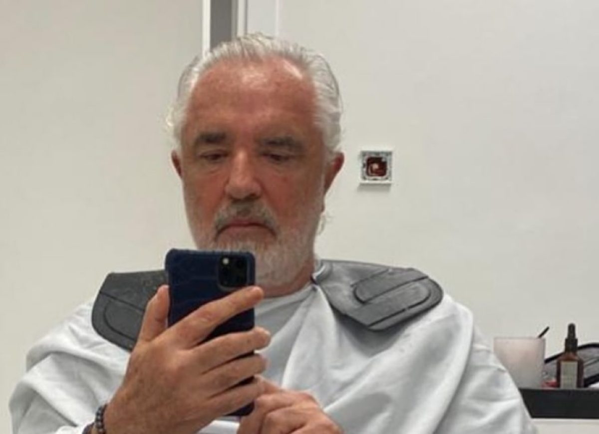 briatore taglio capelli massimo giletti