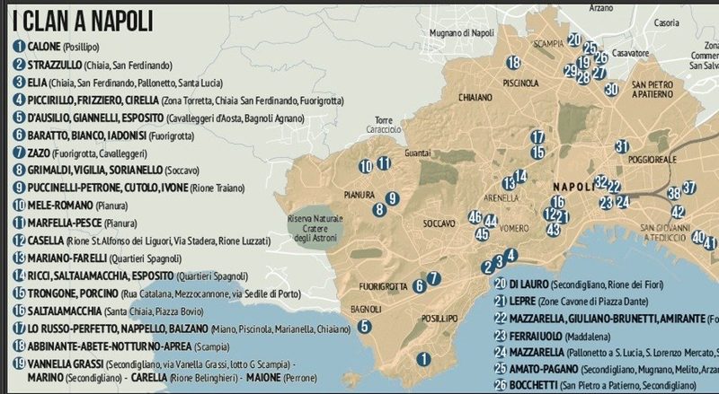 mappa camorra napoli