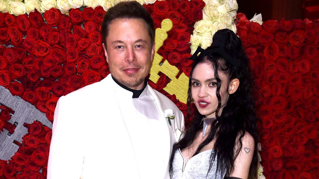 Grimes con Elon Musk