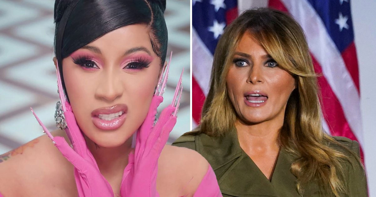 cardi b melania trump