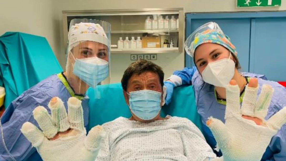 gianni morandi ospedale