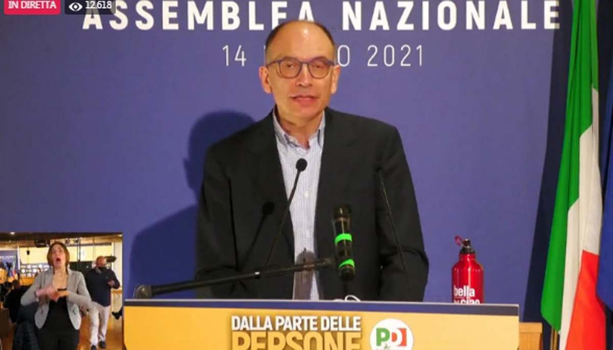 Enrico Letta discorso PD segreteria