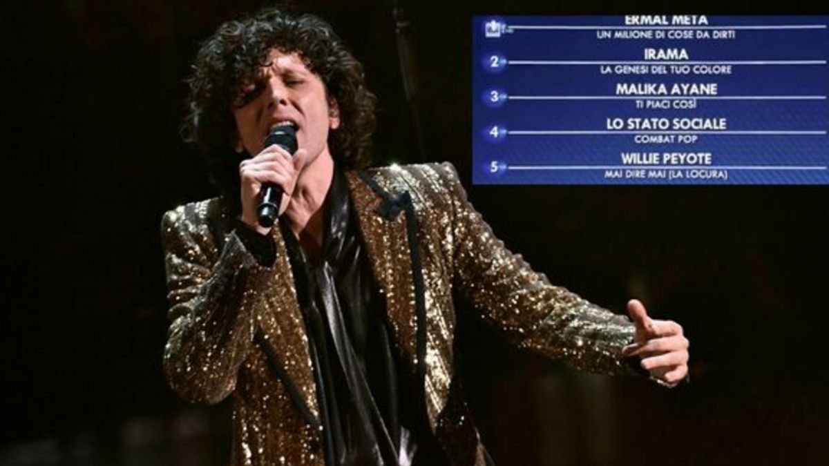 seconda serata sanremo 2021 - classifica