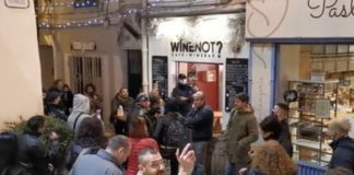wine not protesta a Sanremo