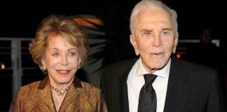 Anne Buydens e Kirk Douglas