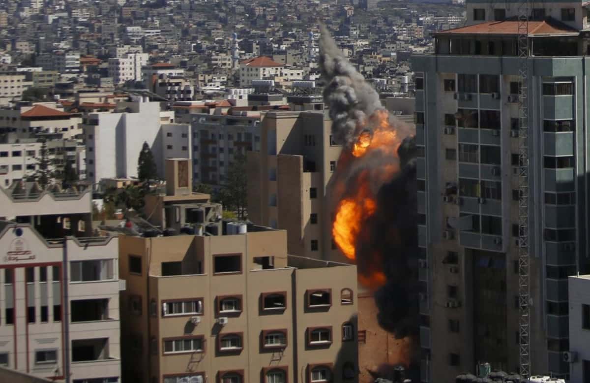 bombardamento Israele