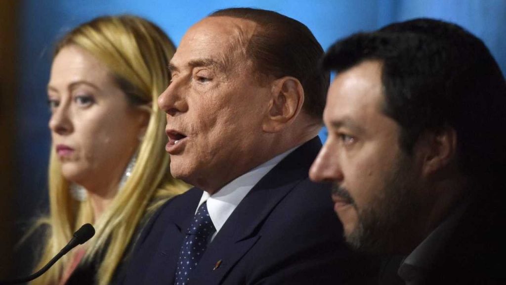 berlusconi meloni salvini