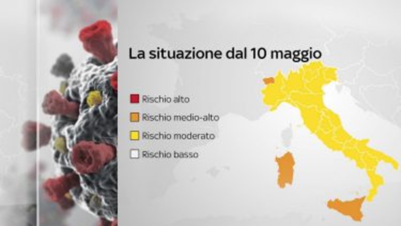 L'Italia a coloti, situazione 10 - 17 maggio