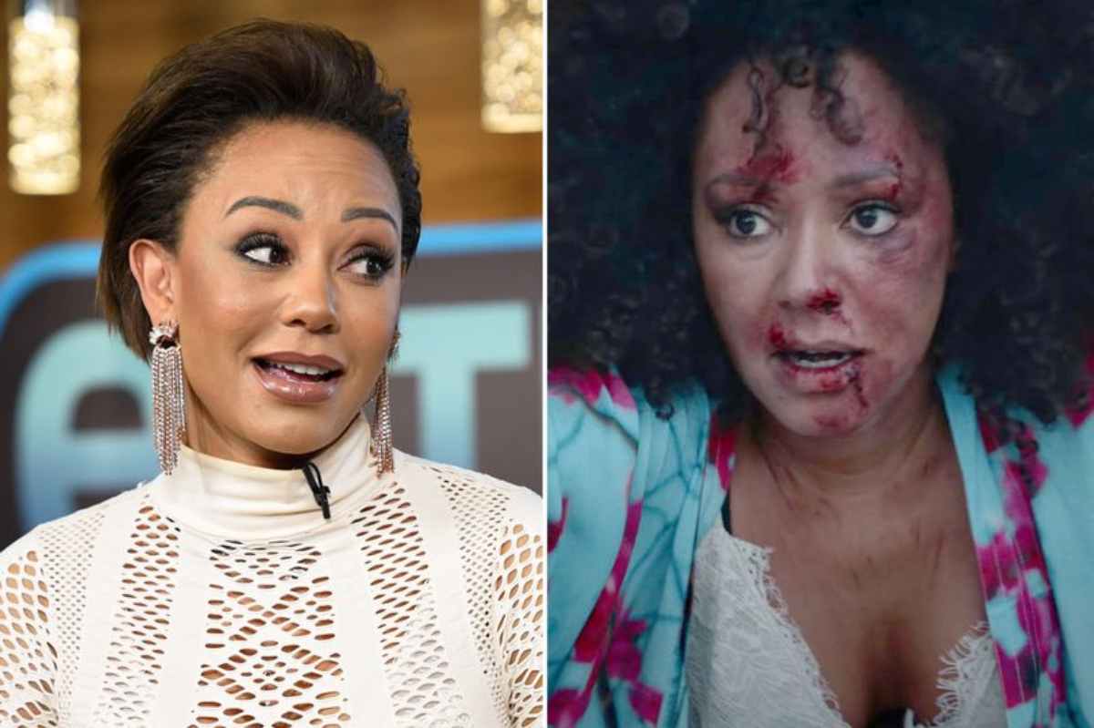 mel b video violenza domestica