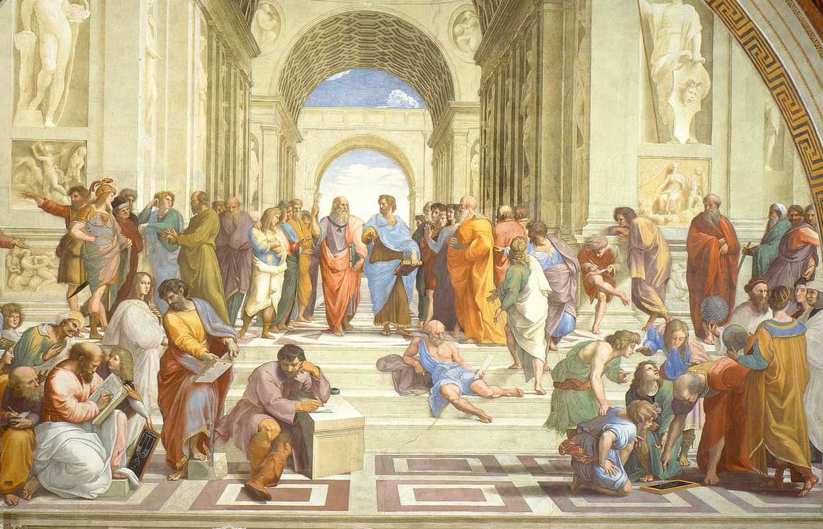 La scuola di Atene di Raffaello