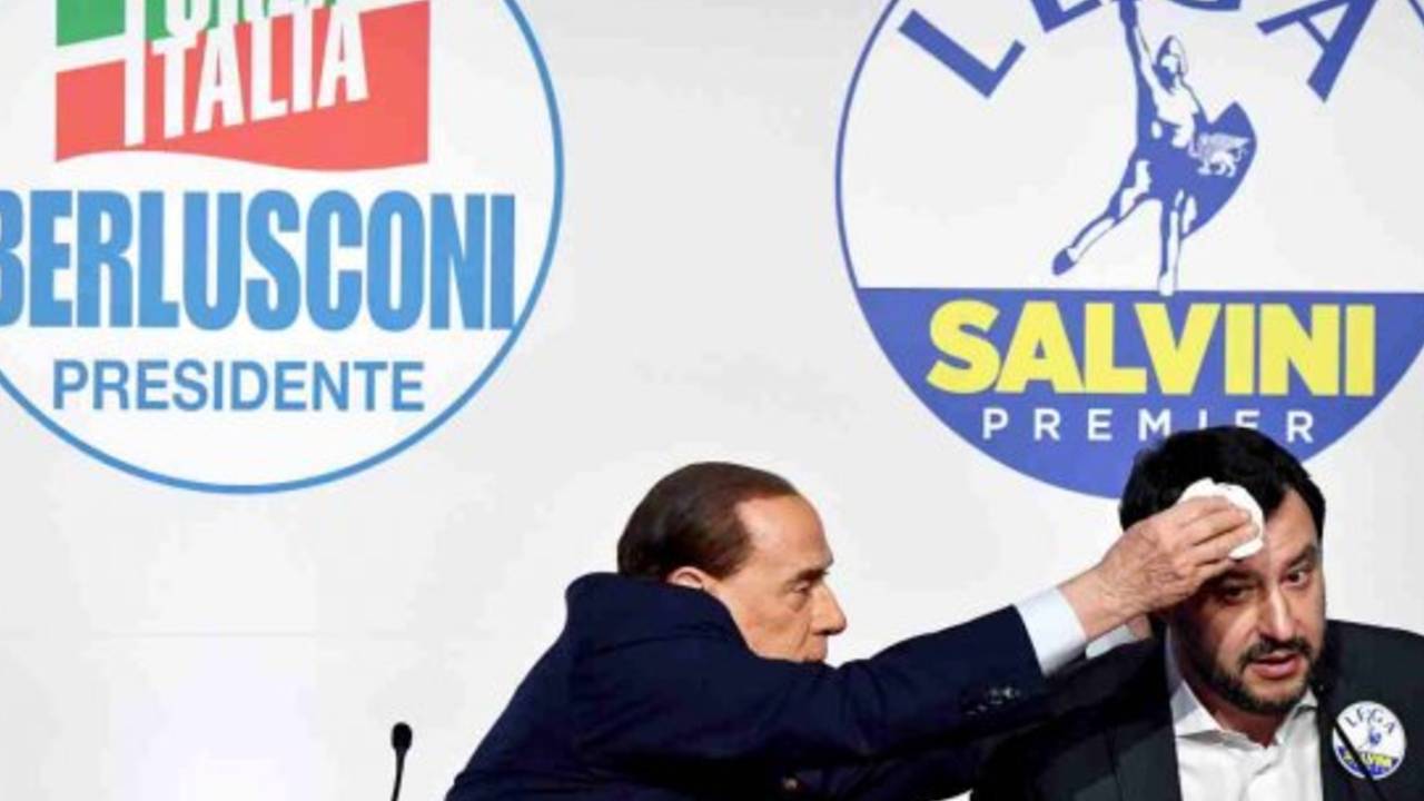 salvini - berlusconi