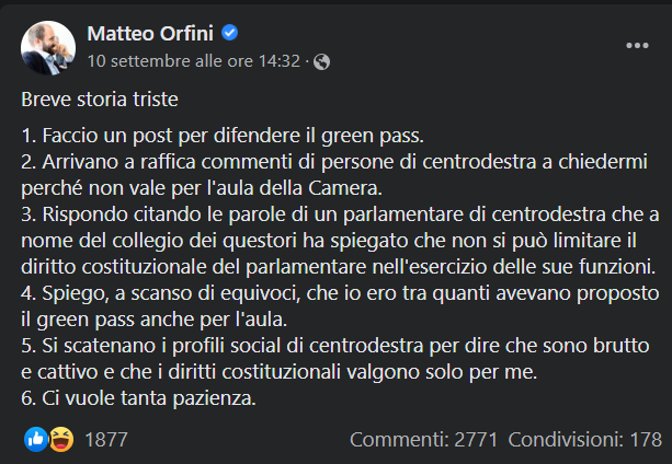 Screenschot Matteo Orfini
