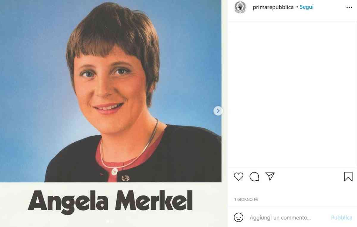 Angela Merkel giovane