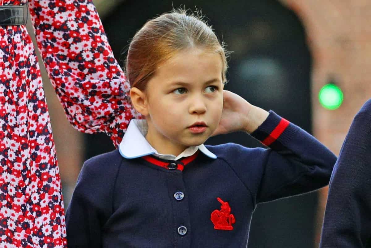 principessa charlotte primo giorno di scuola