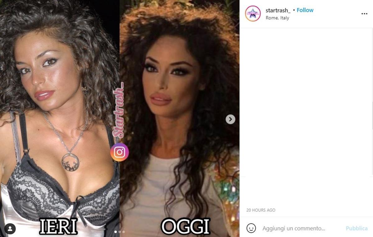 raffaella Fico prima e dopo