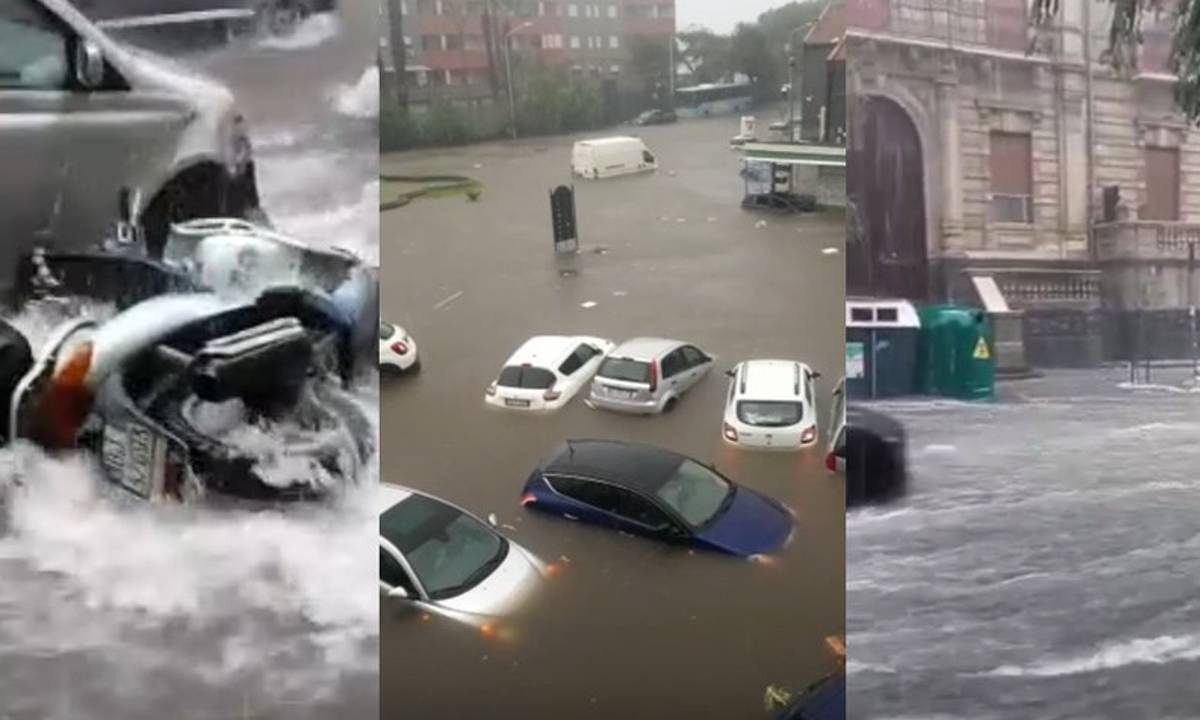 Maltempo a Catania