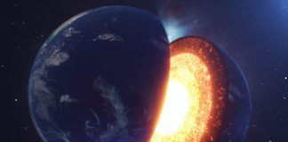 centro della terra metallo mondo nuovo