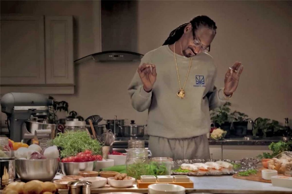 snoop Dogg in cucina