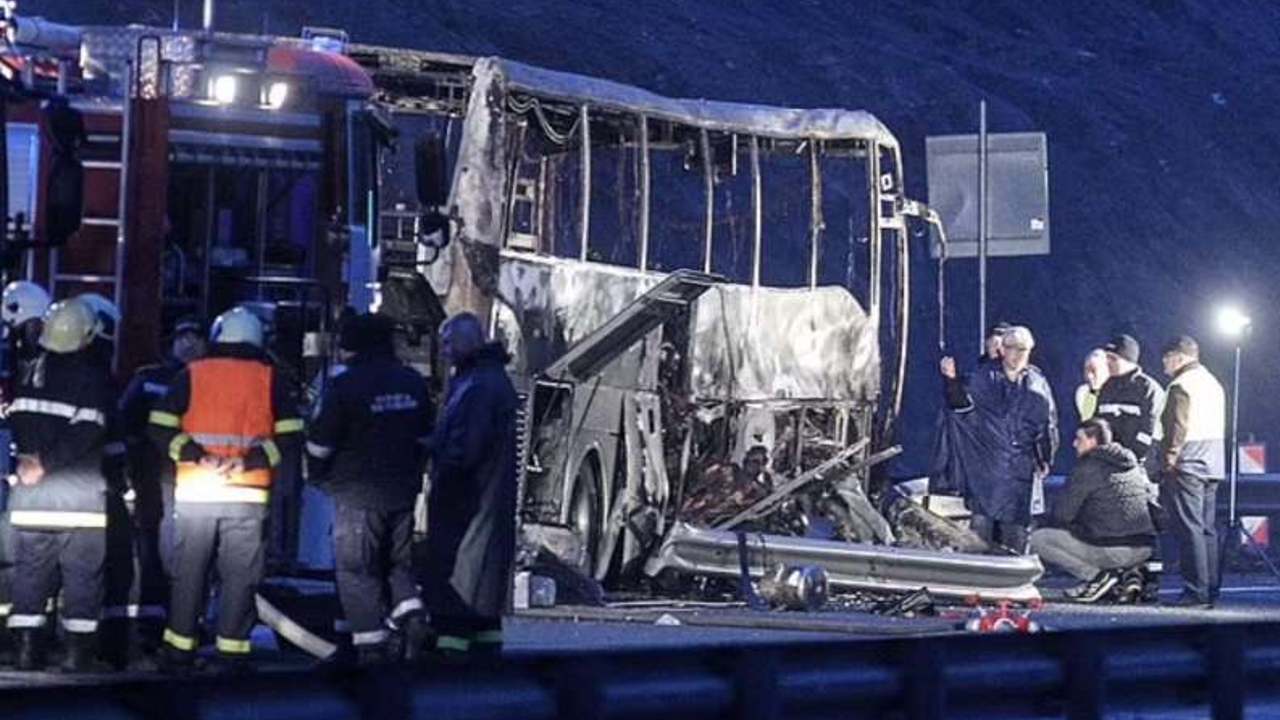 incidente autobus bulgaria