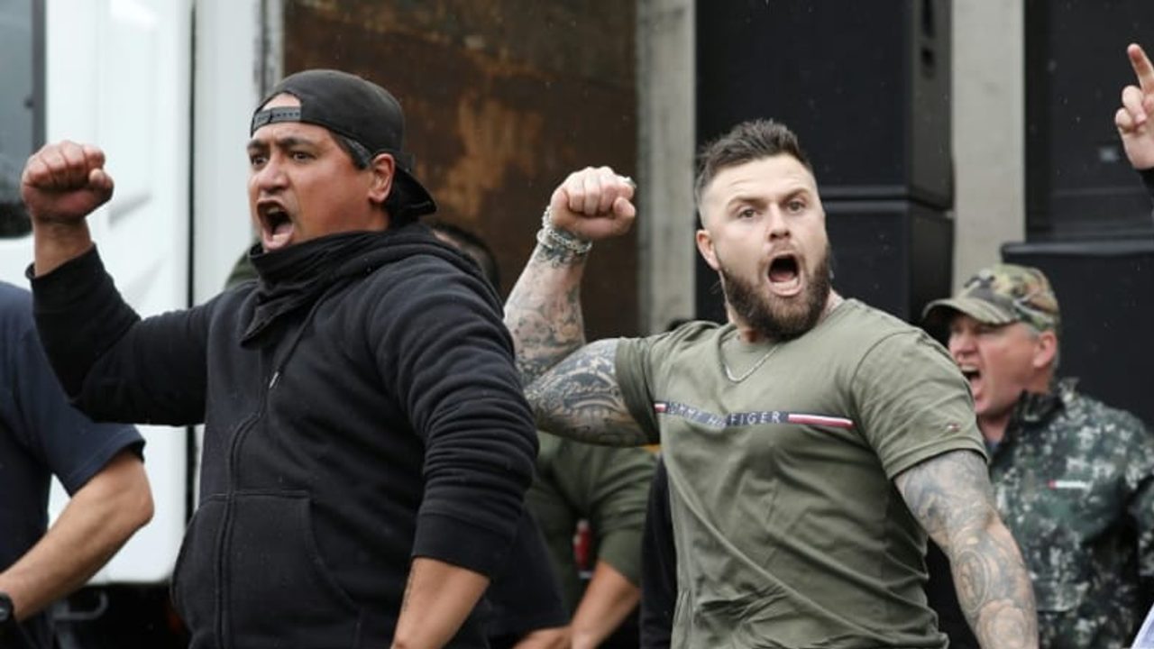 manifestanti no-vax haka ka mate