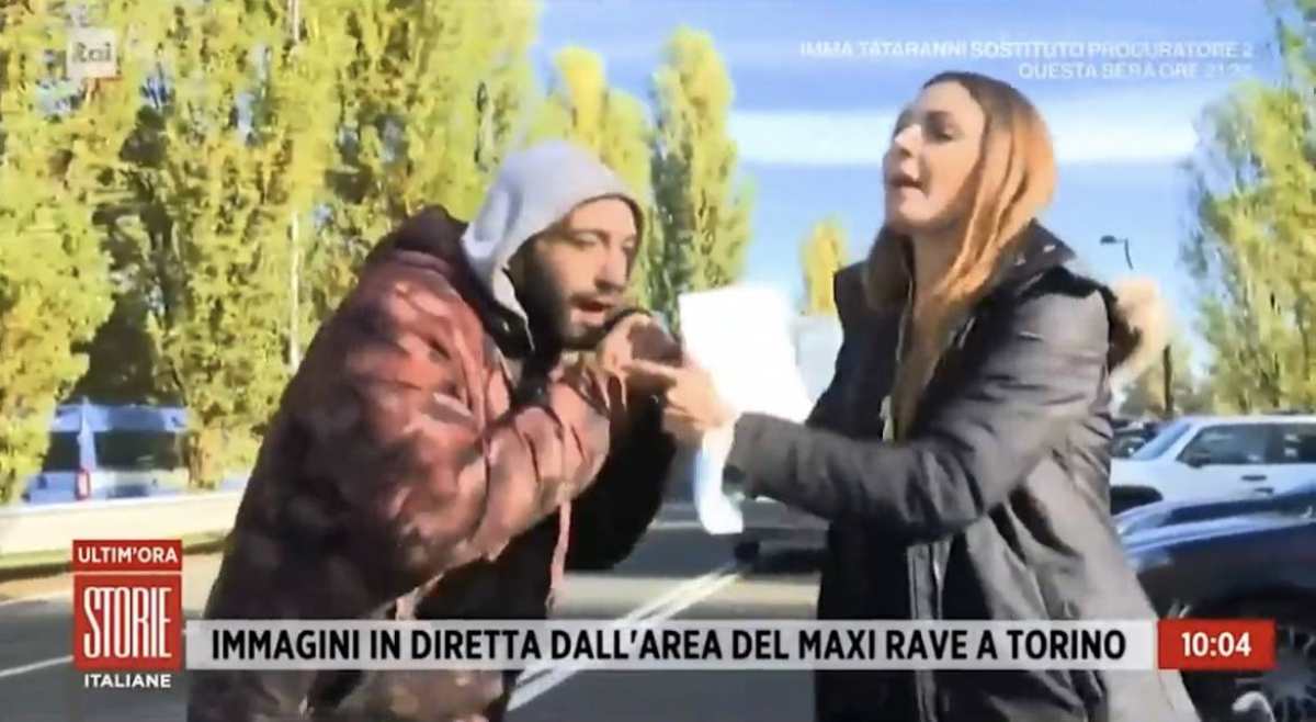 rave torino giornalista storie italiane