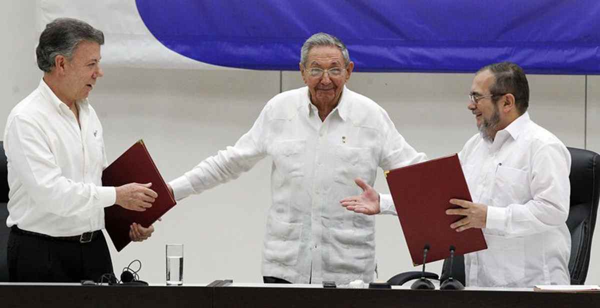 Accordi di pace Havana FARC governo Colombia