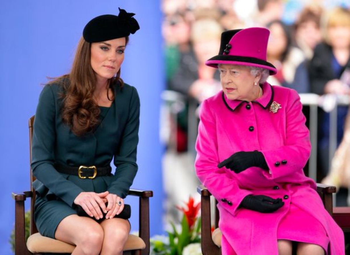 kate middleton regina elisabetta II