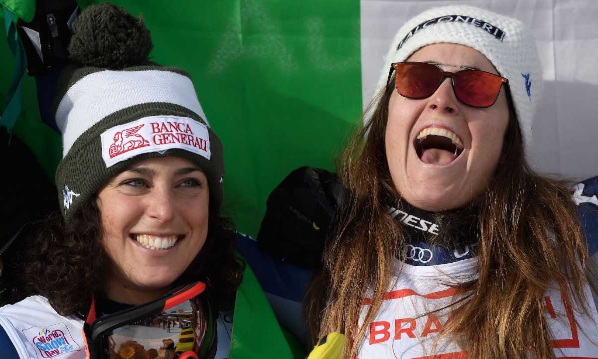 Federica Brignone e Sofia Goggia