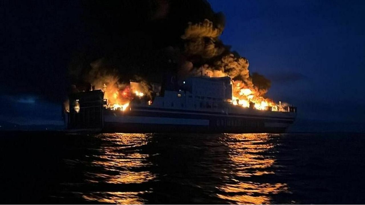 incendio euroferry olympia