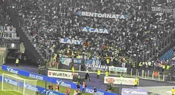 “Bentornata a casa Ilary”: cosa significa lo striscione dei tifosi della Lazio? | Altro duro colpo per Totti