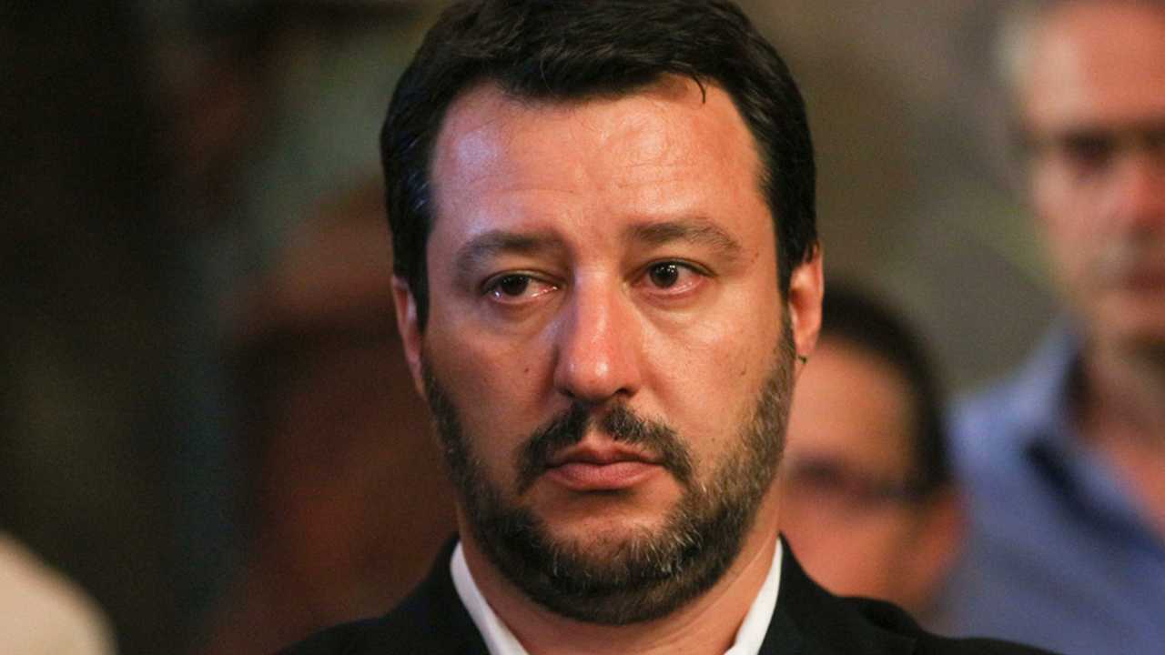 Matteo Salvini lutto