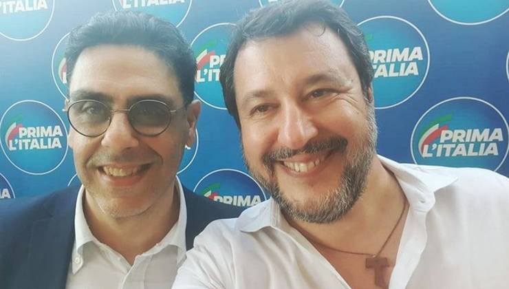 Matteo Salvini e Antonio Triolo