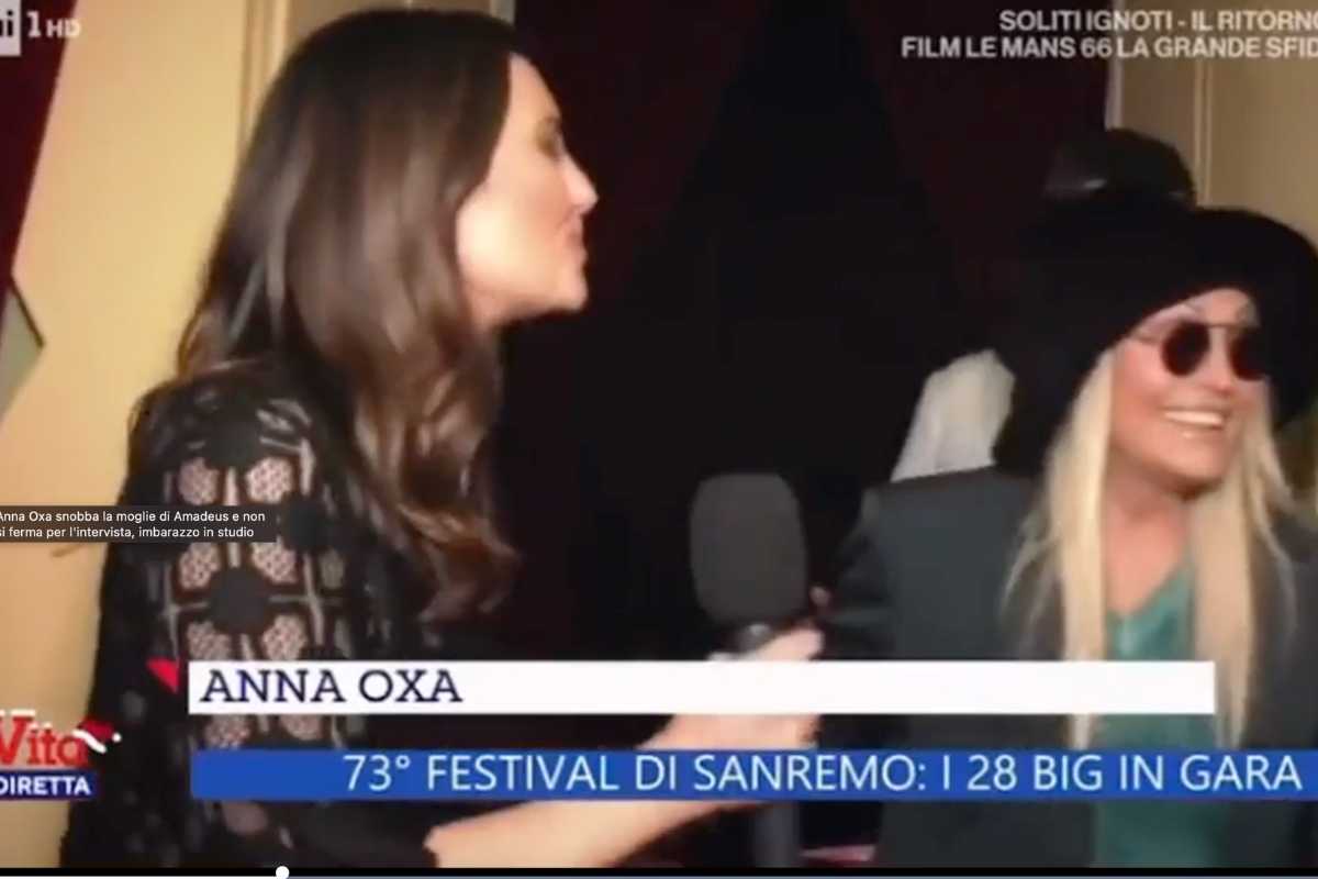 Giovanna Civitillo snobbata da Anna Oxa - PeriodicoItaliano