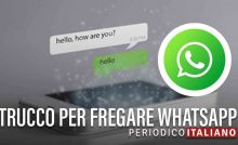 WhatsApp trucchetto per account - PeriodicoItaliano